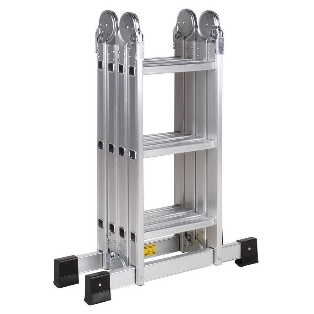 Escalera Ft Articulada Aluminio 4 Tramos 7 Posiciones - 12 Esc. 150 Kg.