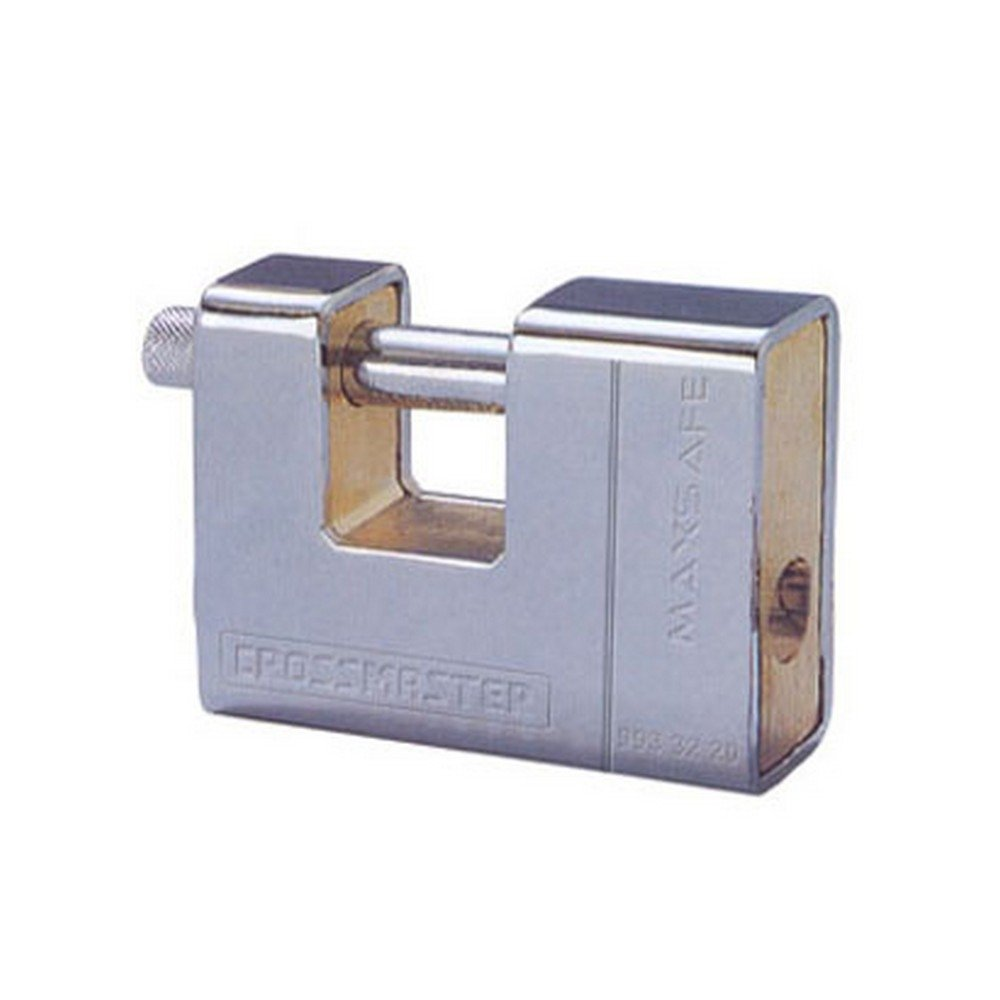 Candado De Bronce Crossmaster Perno Horizontal Blindado - 60 Mm