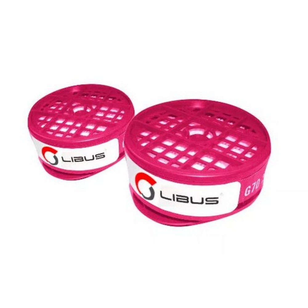Kit Cartuchos Libus Para Mascara L-9900 - G70 - P 100 Polvos