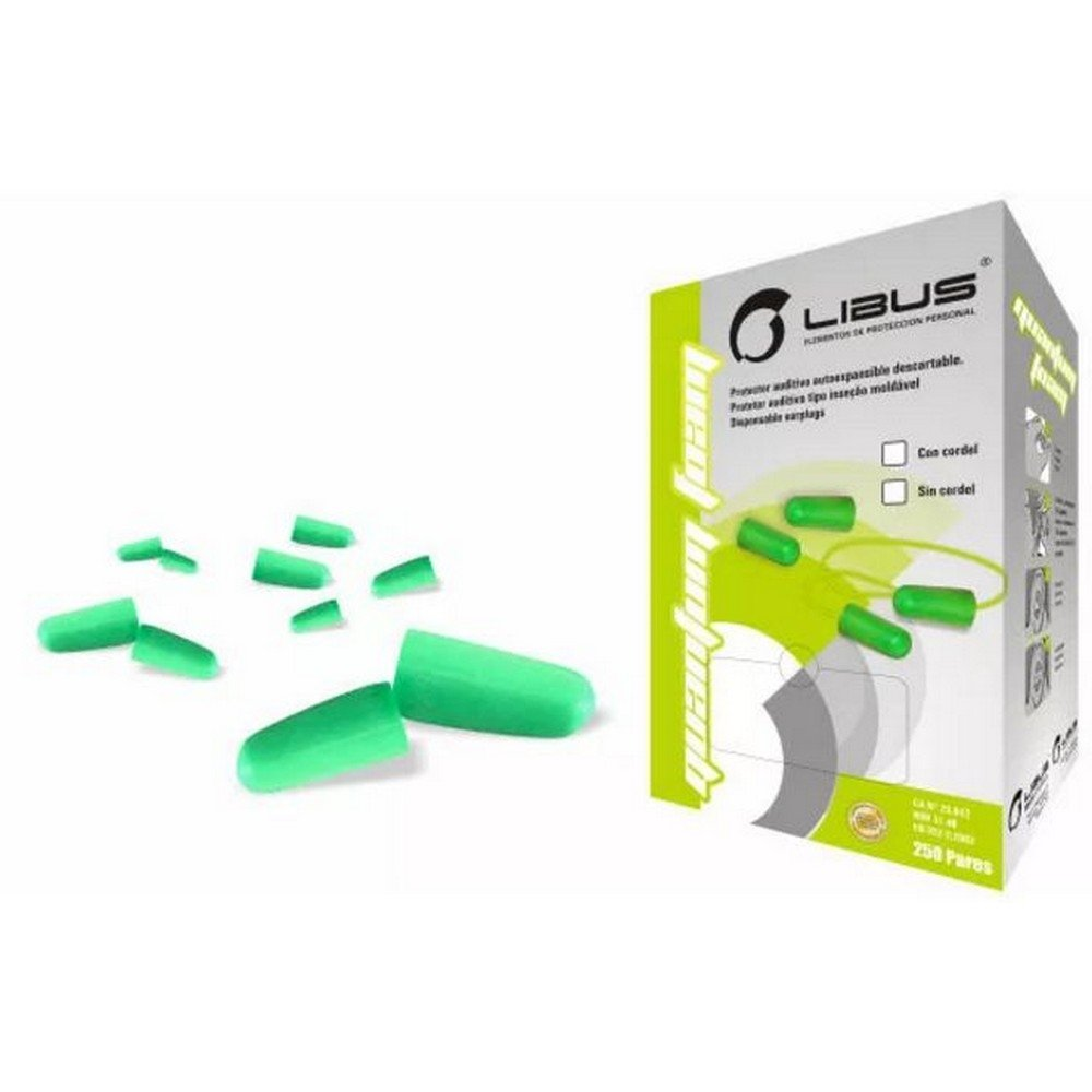 Tapon Protector Auditivo Libus Quantum Foam Sin Cordel â Atenuación 32 Db