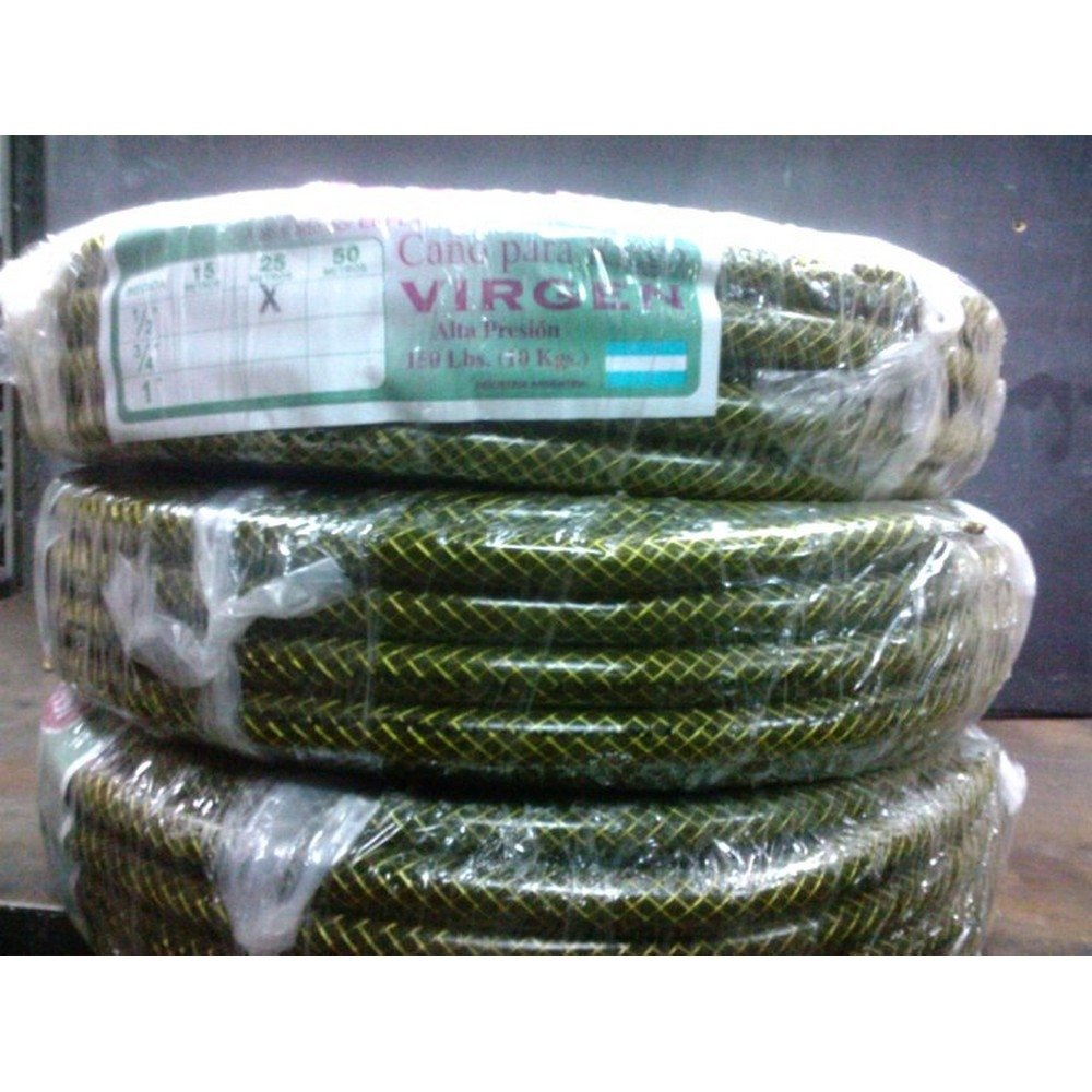 Manguera Riego De Pvc Virgen Mallada - 1/2" 50 mts.