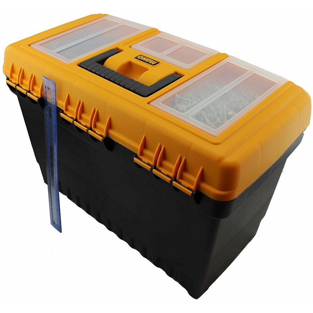 Caja P/Herramientas Mano C/Bandeja Y Gaveteros - 19" Cierres Metalicos