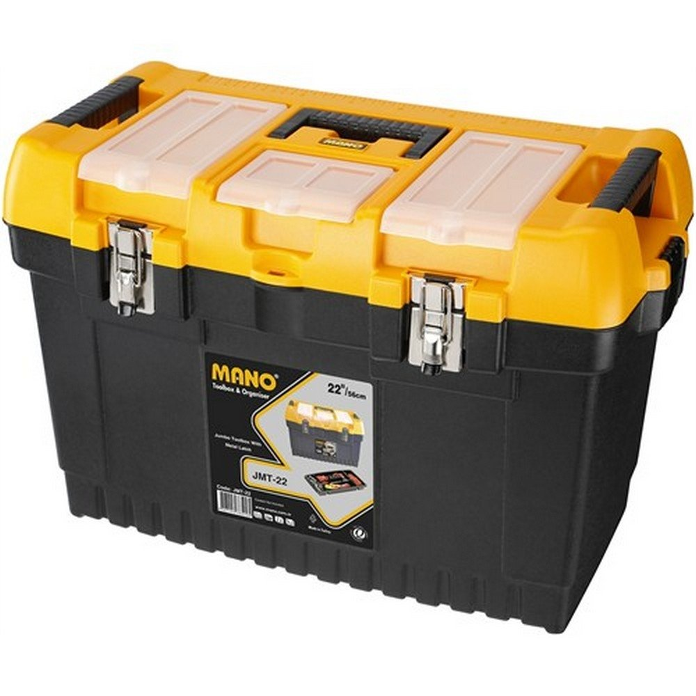 Caja P/Herramientas Mano C/Bandeja Y Gaveteros - 22" Cierres Metalicos