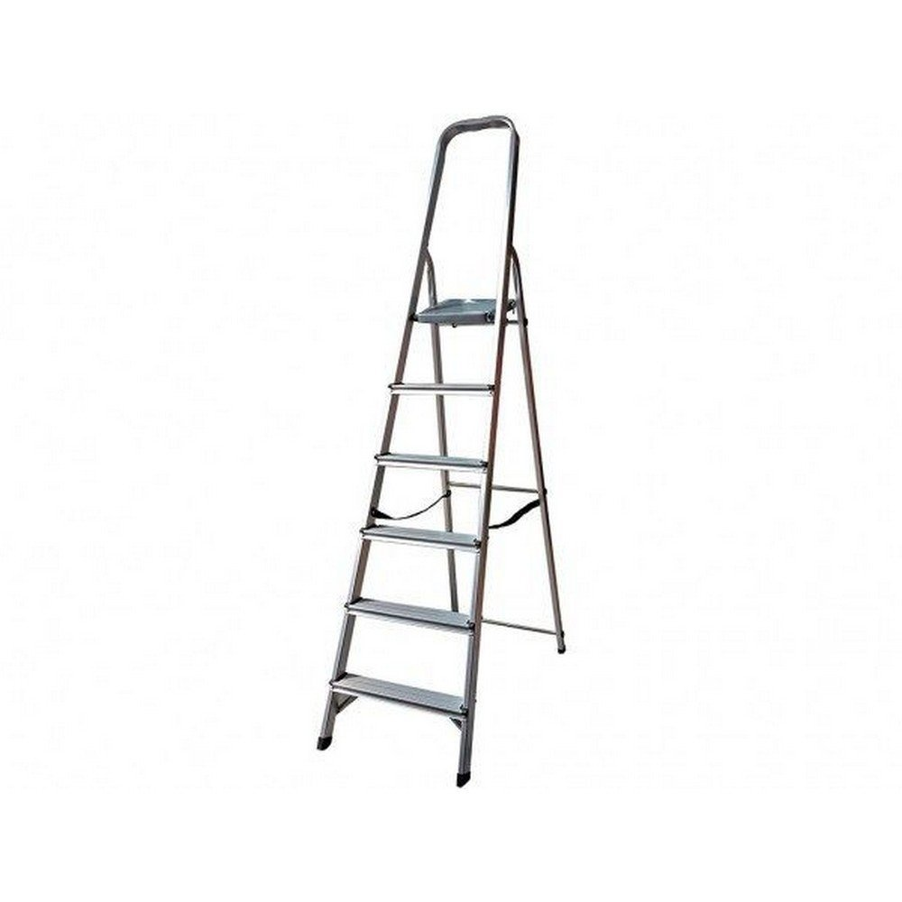 Escalera Fmt Familiar Aluminio Simple 150 Kgs. Max. - 6 Escalones 1.28 Mts.