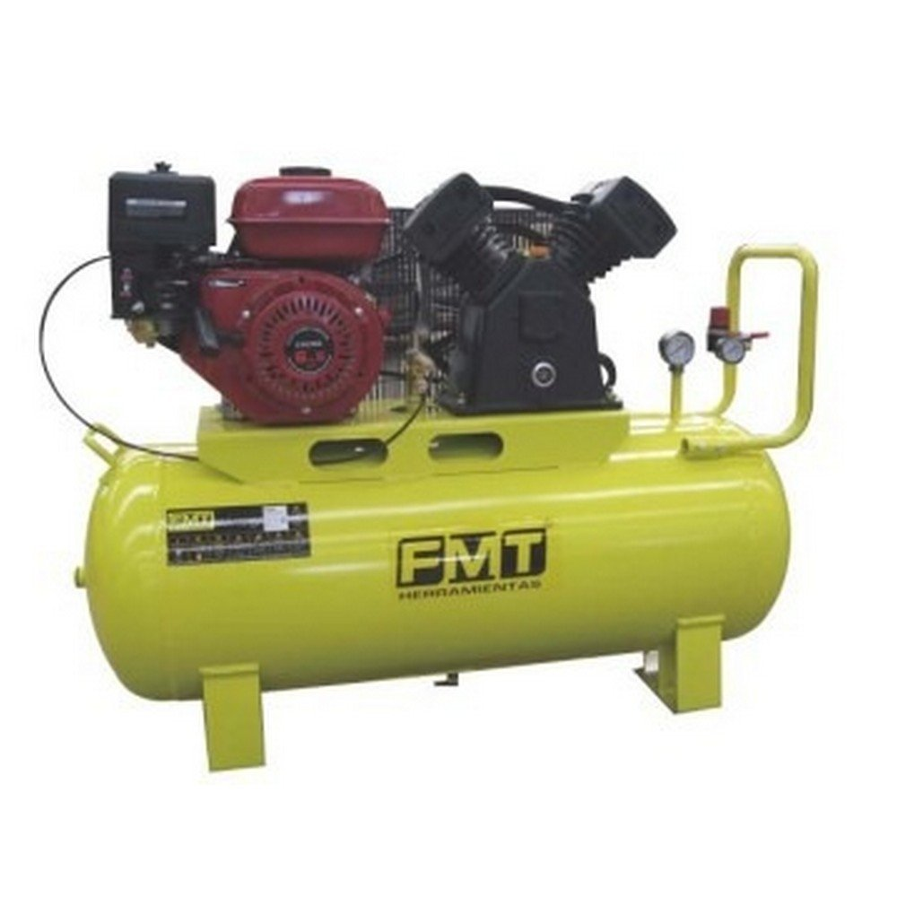 Compresor De Aire Fmt Motor Naftero Baja- Baja - 6.5 Hp  - 150 Lts.