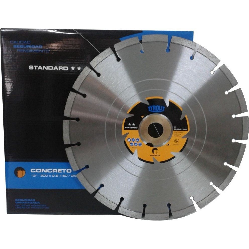 DISCO PARA PAVIMENTOS TYROLIT 14"- 355 x 3.2 x 50 mm C/BUJE