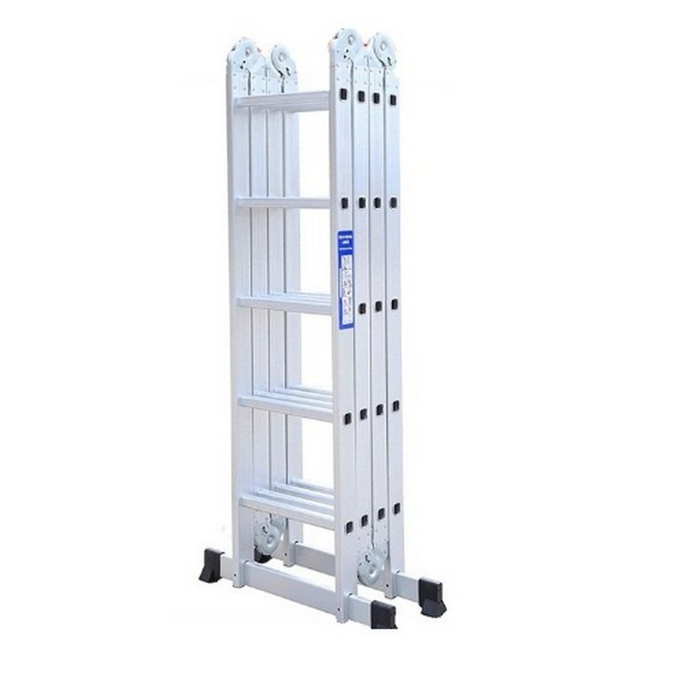 Escalera Ft Articulada Aluminio 4 Tramos 7 Posiciones - 20 Esc. 150 Kg.