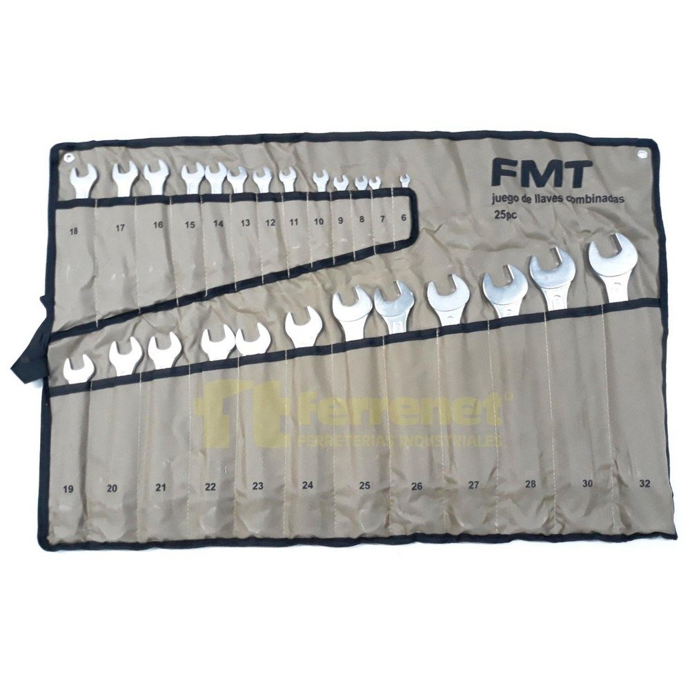 Juego Set Kit Llaves Combinadas Milimétricas 6 A 32 Mm Cr-v