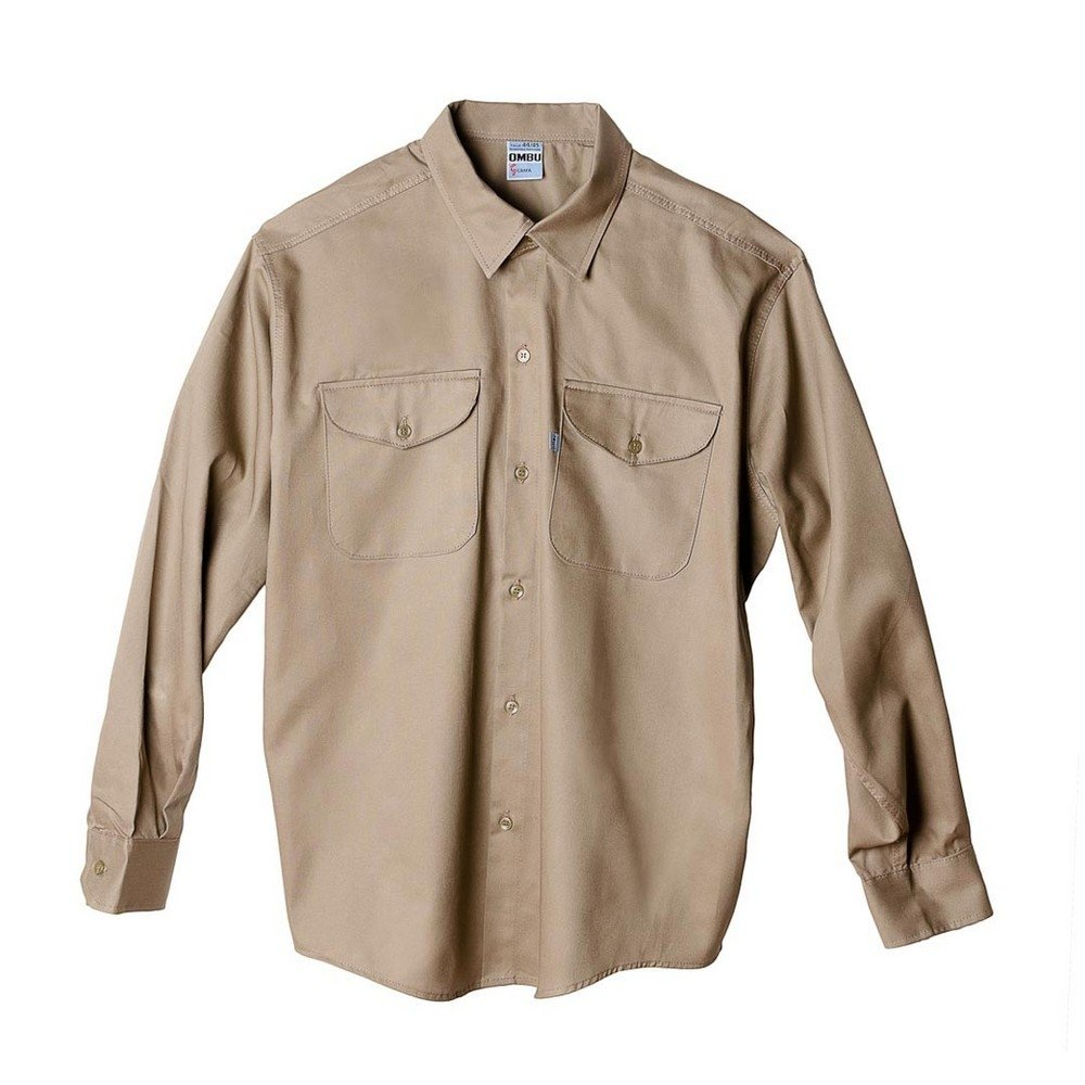 Camisa De Trabajo Ombú Beige Talle 46