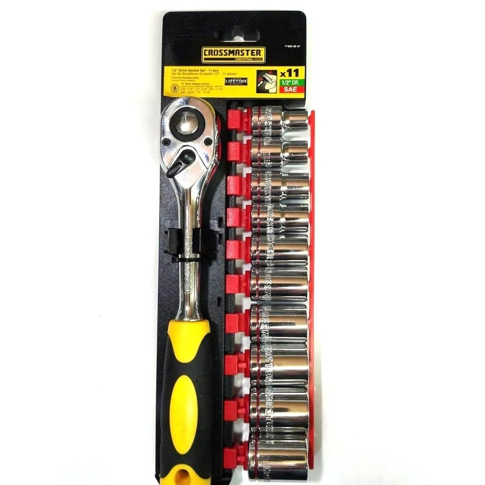 Set De Bocallaves Exag. Crossmaster Enc. 1/2 11 Piezas - Pulgada