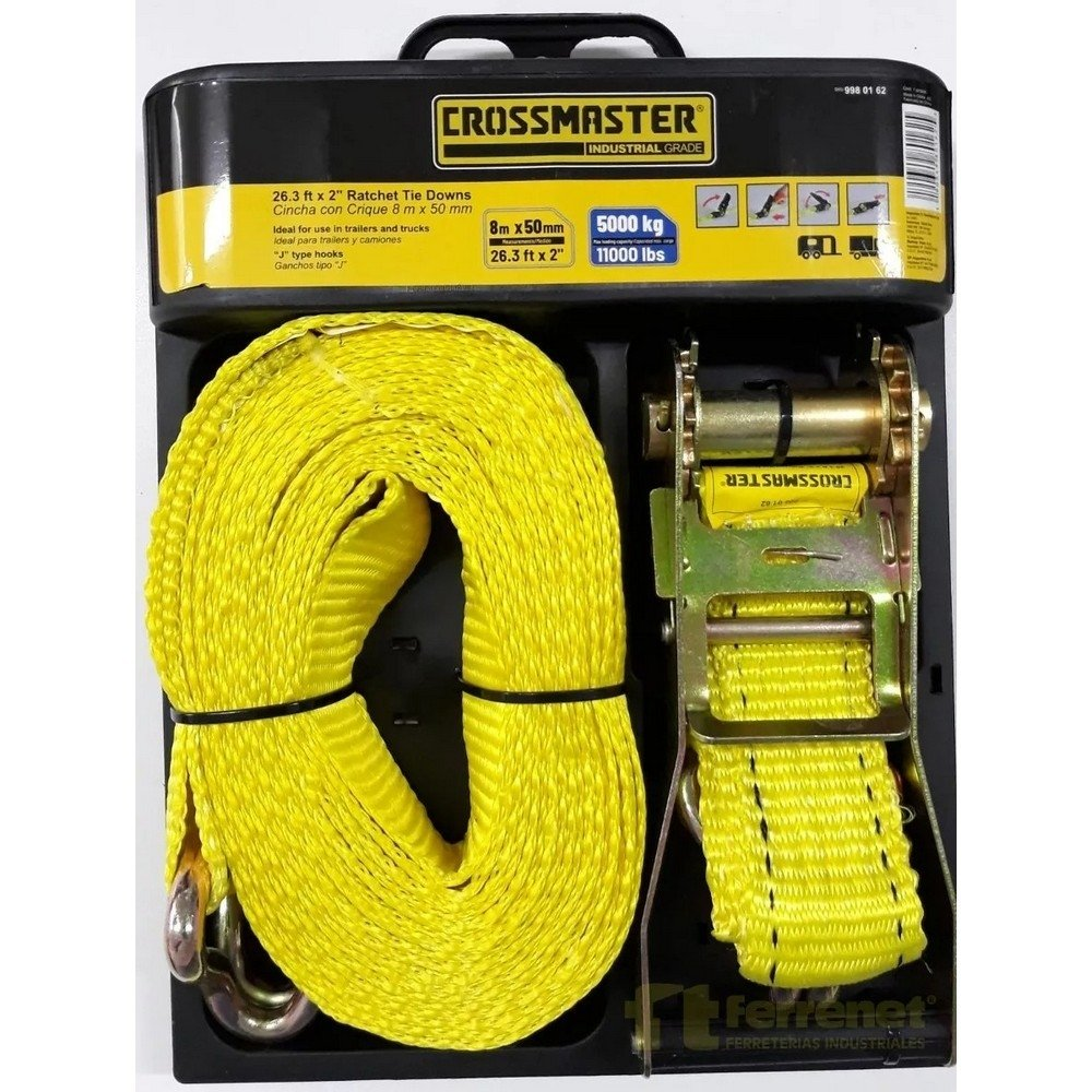 Equipo Crique Tensor Crossmaster Con Gancho 5000 Kgs