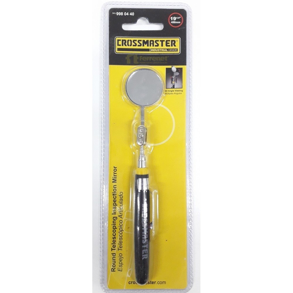 Espejo Telescópico Crossmaster Articulado Redondo 31 Mm Ext. 170 A 488 M