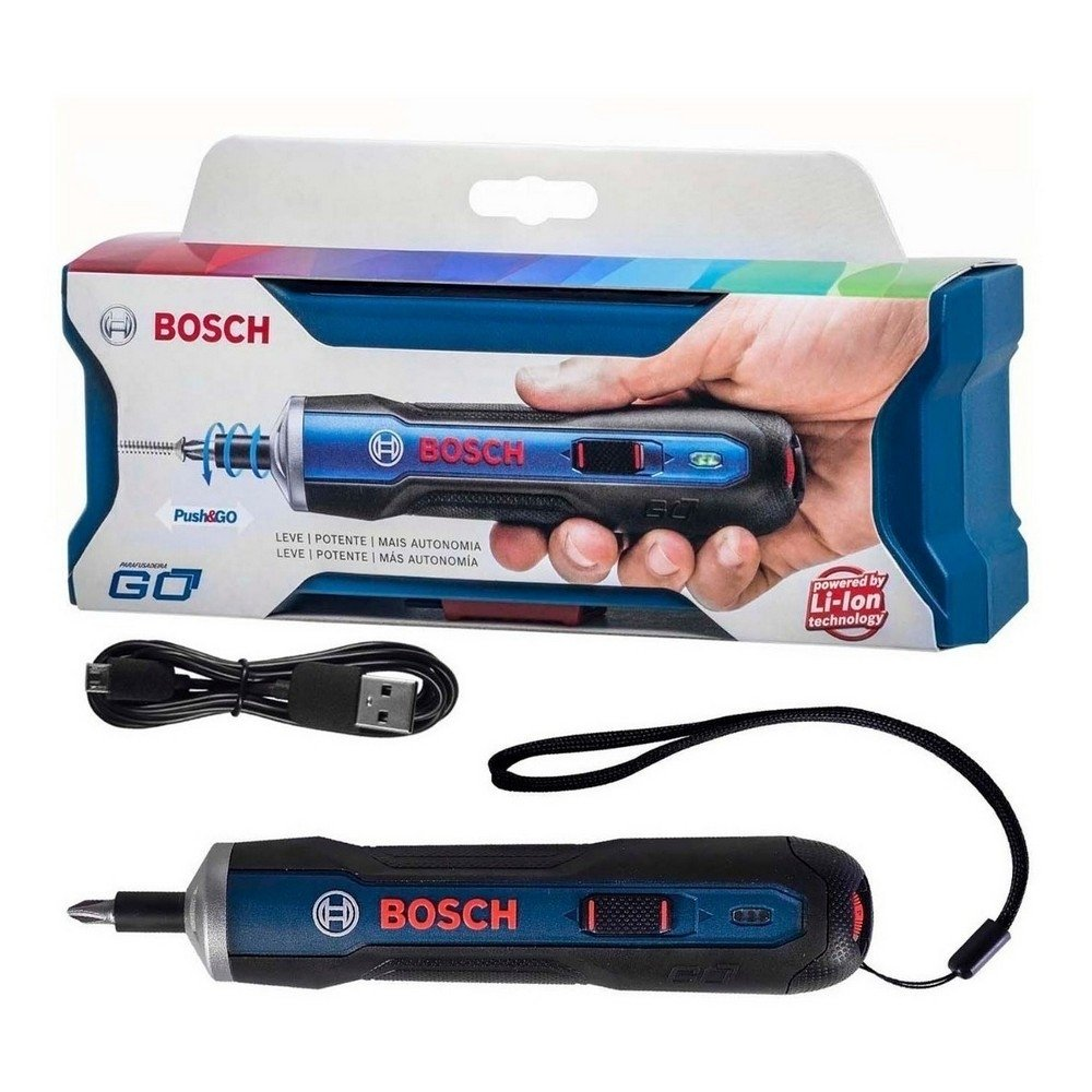 Atornillador Inalambrico Bosch Ion-Litio - 3.6 Volts - 33 Acces.Enc. 1/4"
