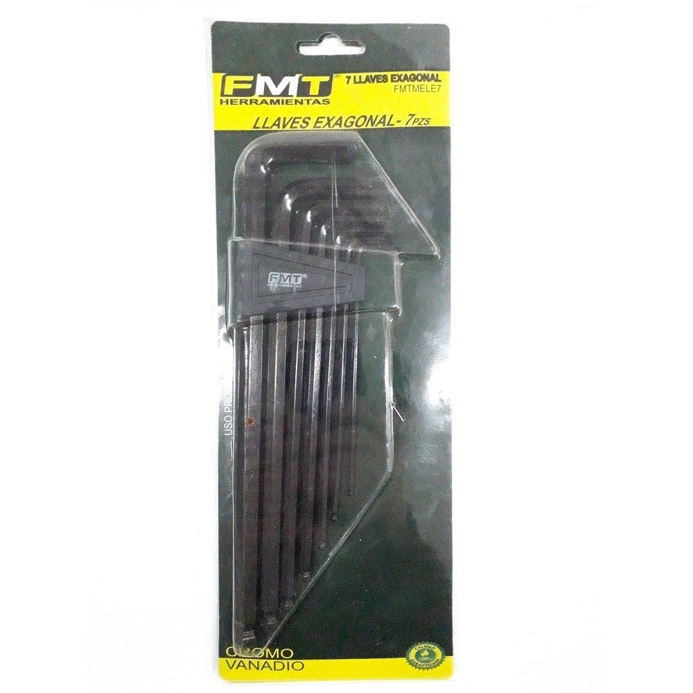 Juego De Llaves Allen Fmt Extra Largas 7 Piezas Mm