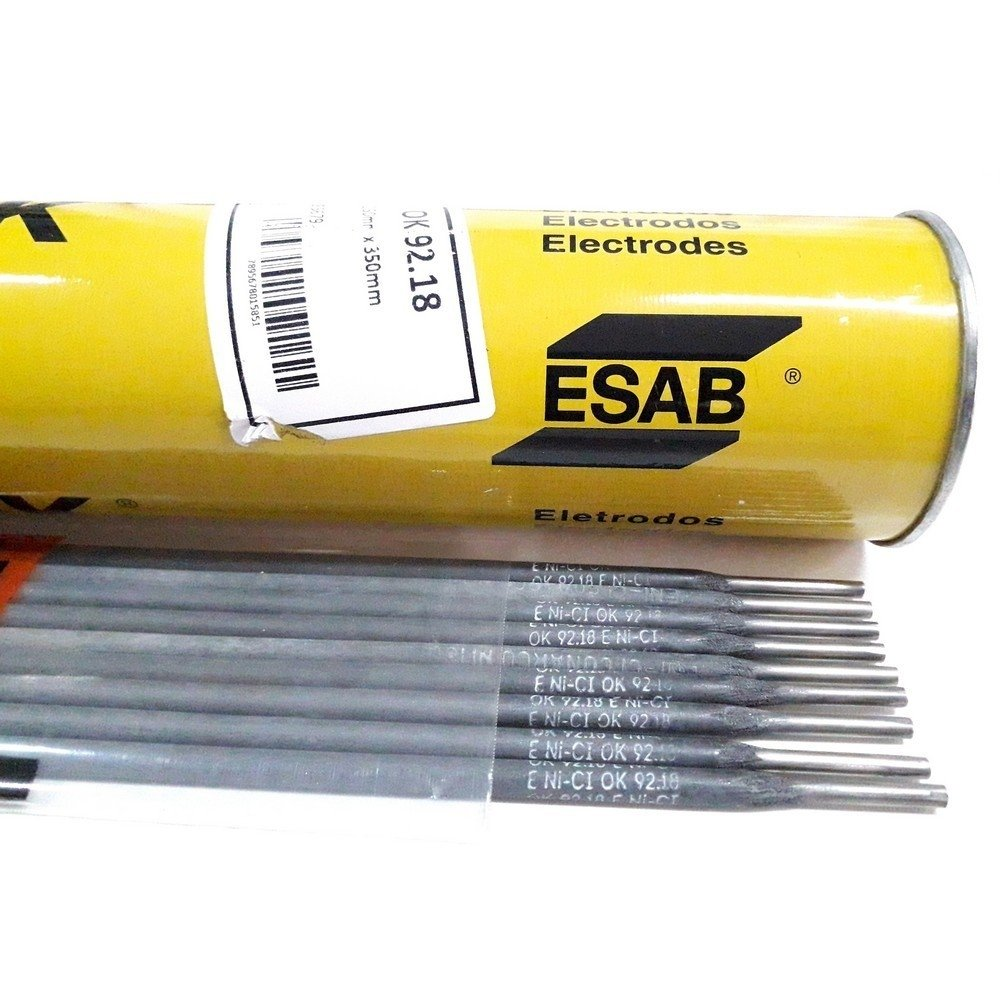 Electrodo Niquel Fundición Conarco Ni-100 Punta Blanca Ok 92.18 - 3.25 Mm