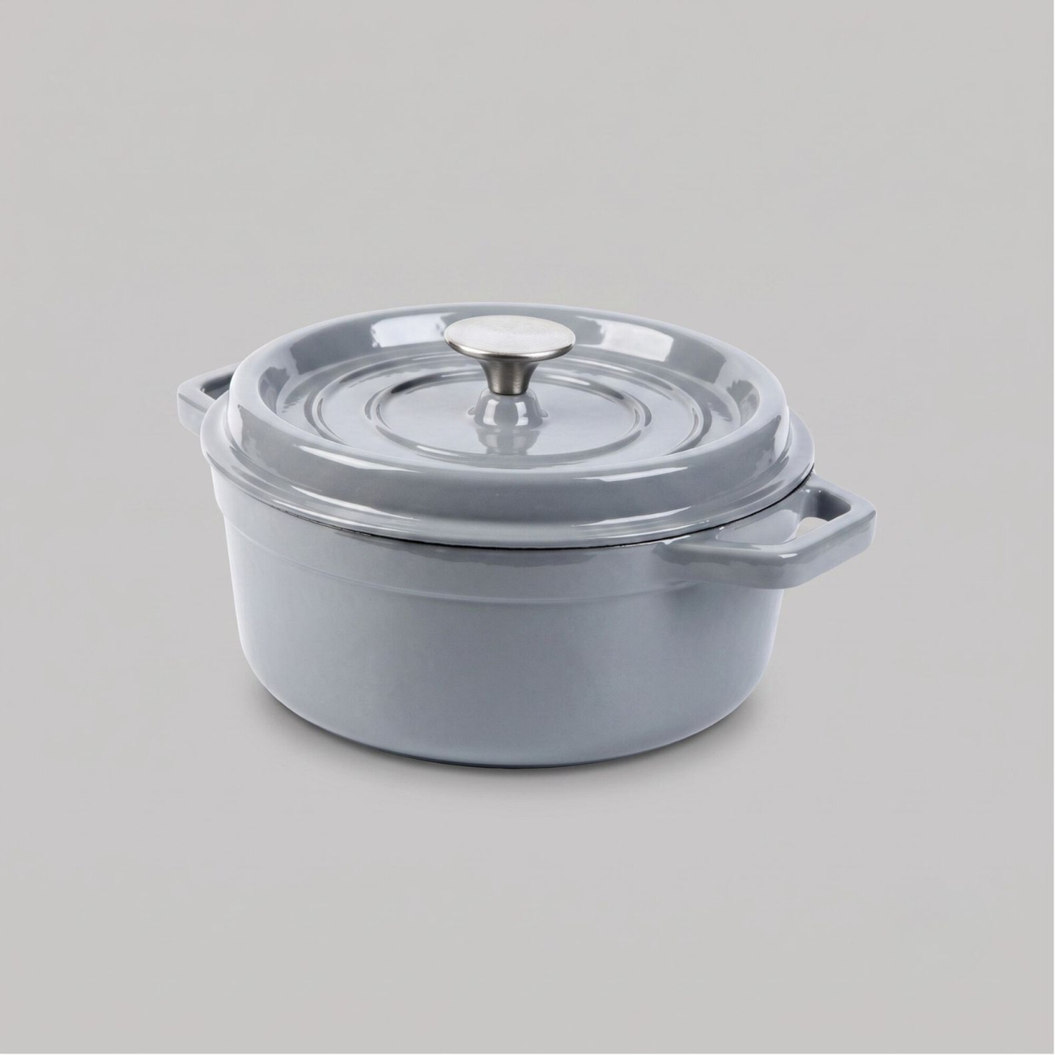 Cacerola Volf Gris Esmaltada 24cm Haoke