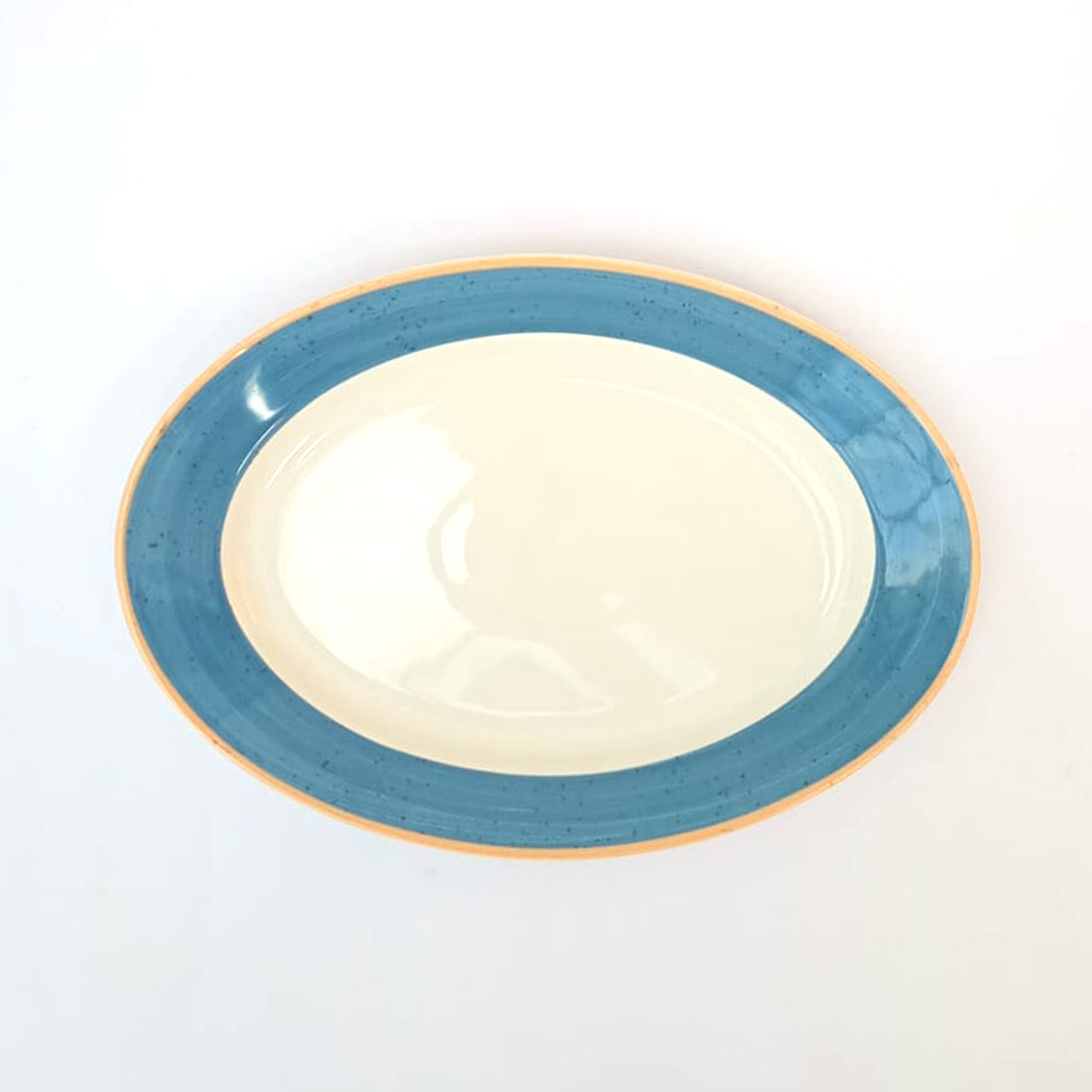 Plato Oval Prime 26cm Splash Blue | Por Unidad