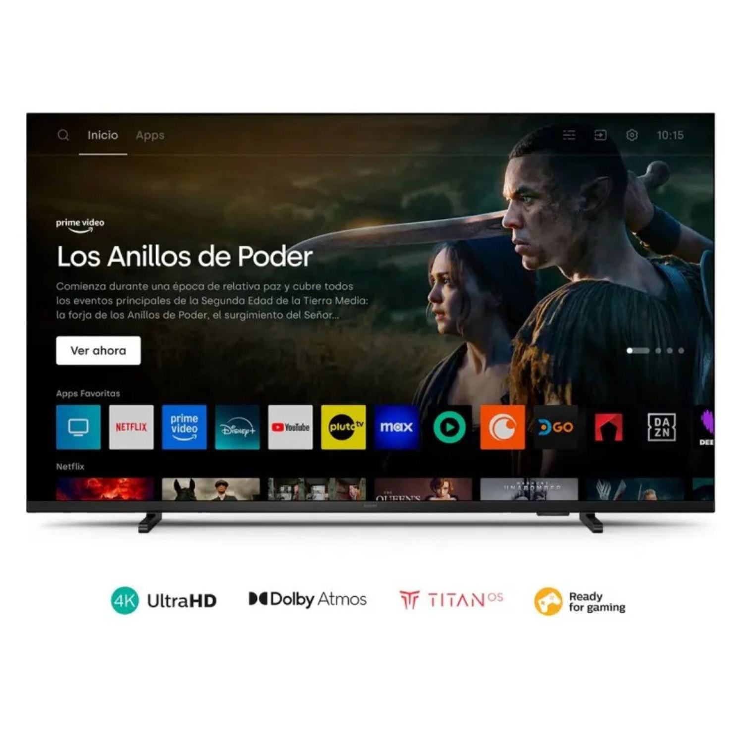 TV Philips 55" 4K TITAN Os