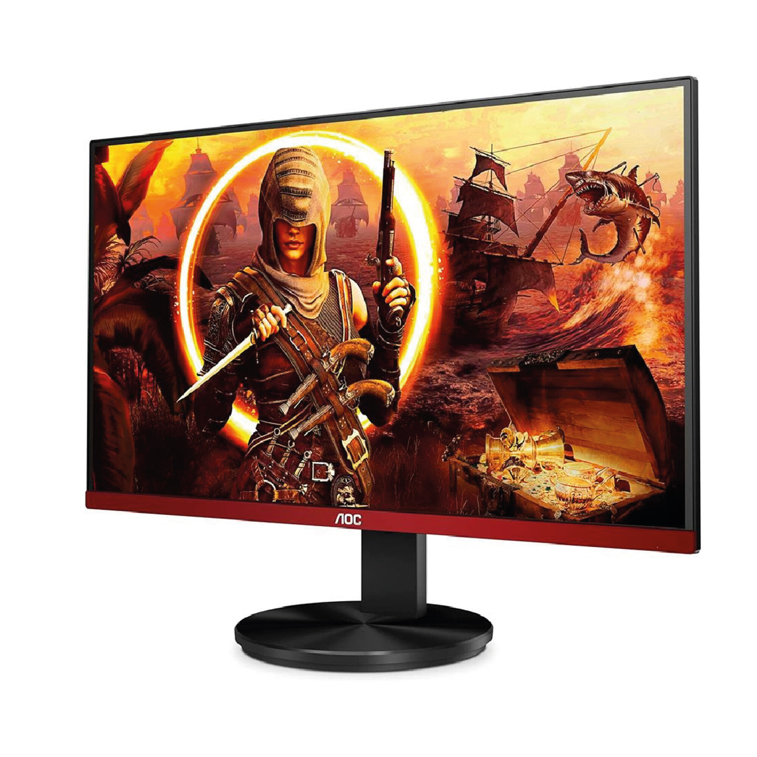 Monitor Gamer 27" AOC | Full HD | Color negro
