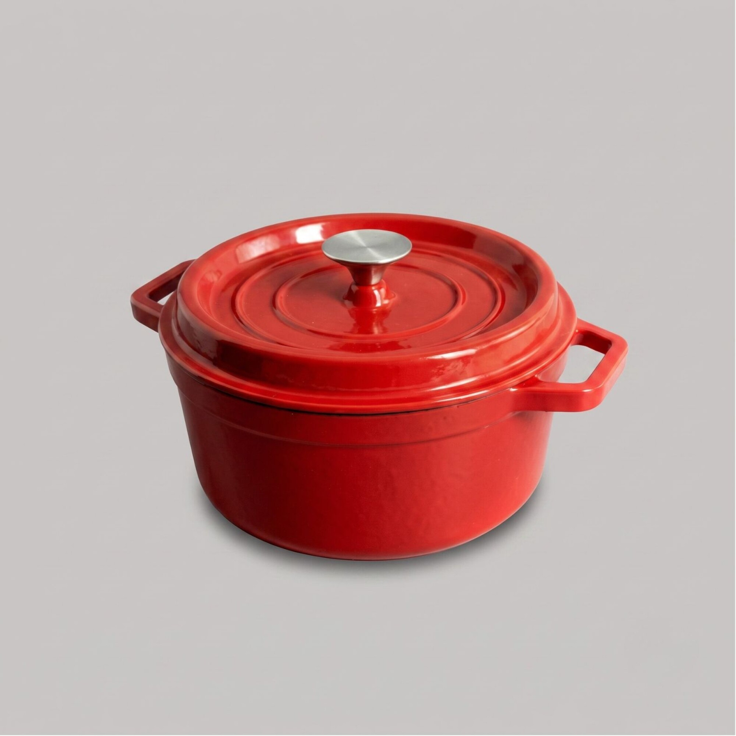 Cacerola Roja Esmaltada 24CM Haoke Volf