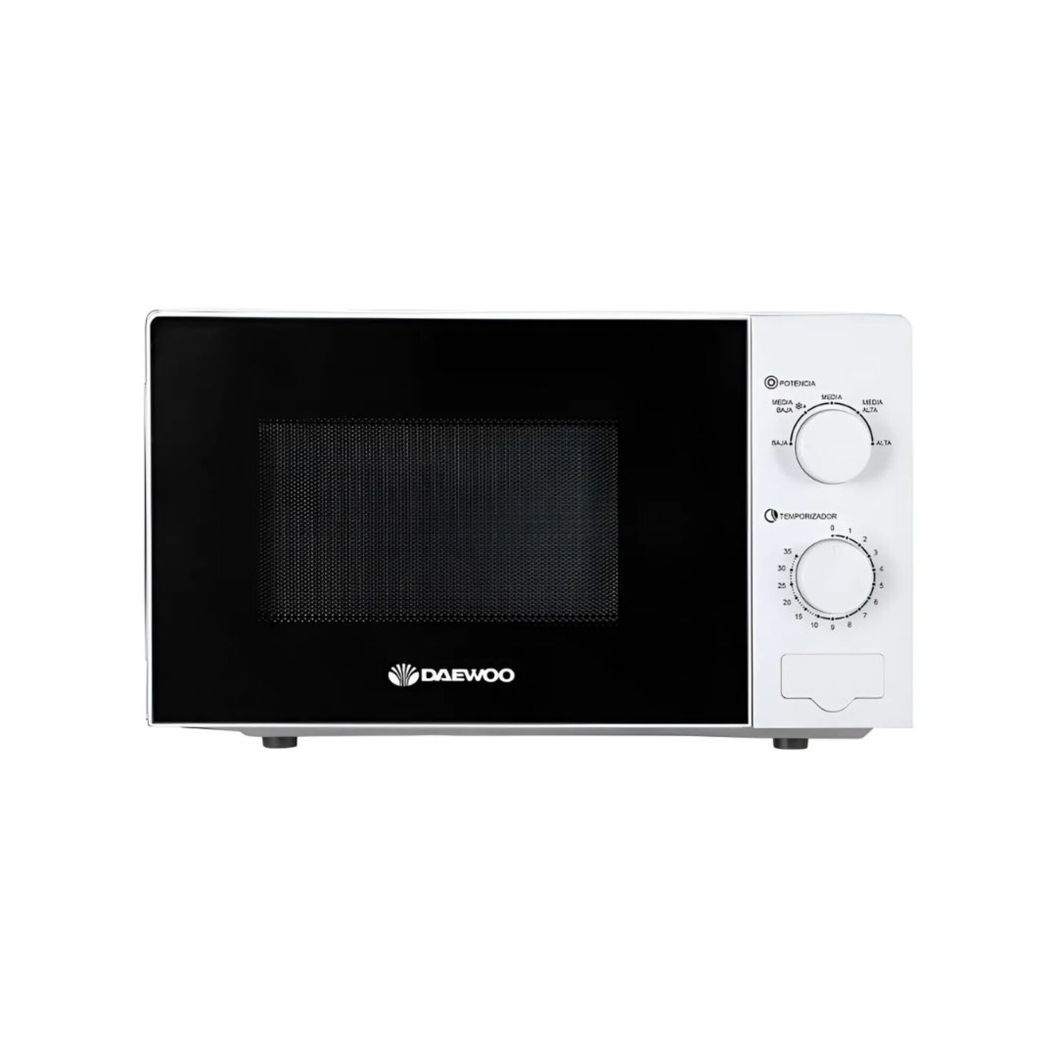 Microondas manual Daewoo | 20 litros | Color blanco
