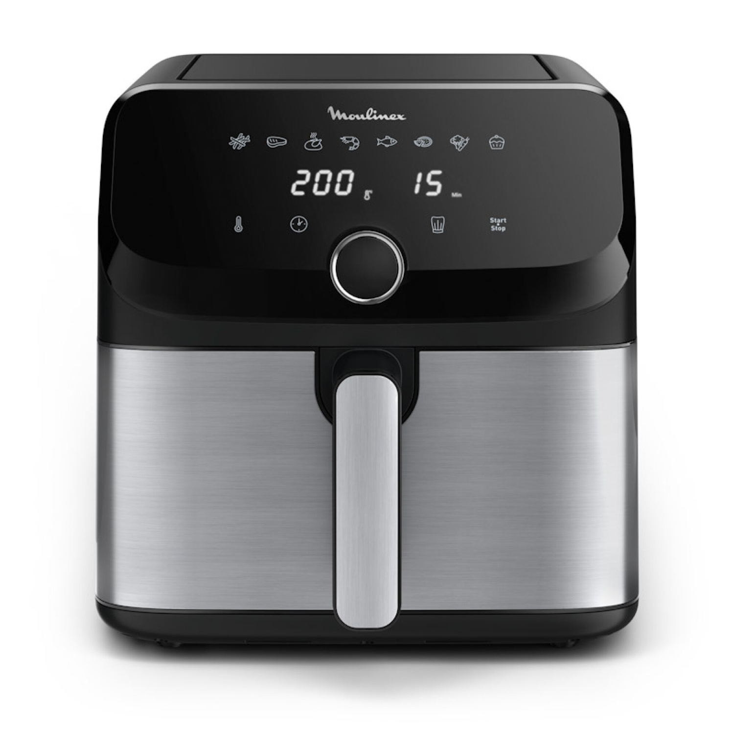 Freidora sin aceite Moulinex Easy Fry Mega - 7,5Lts. Digital, 8 programas automaticos