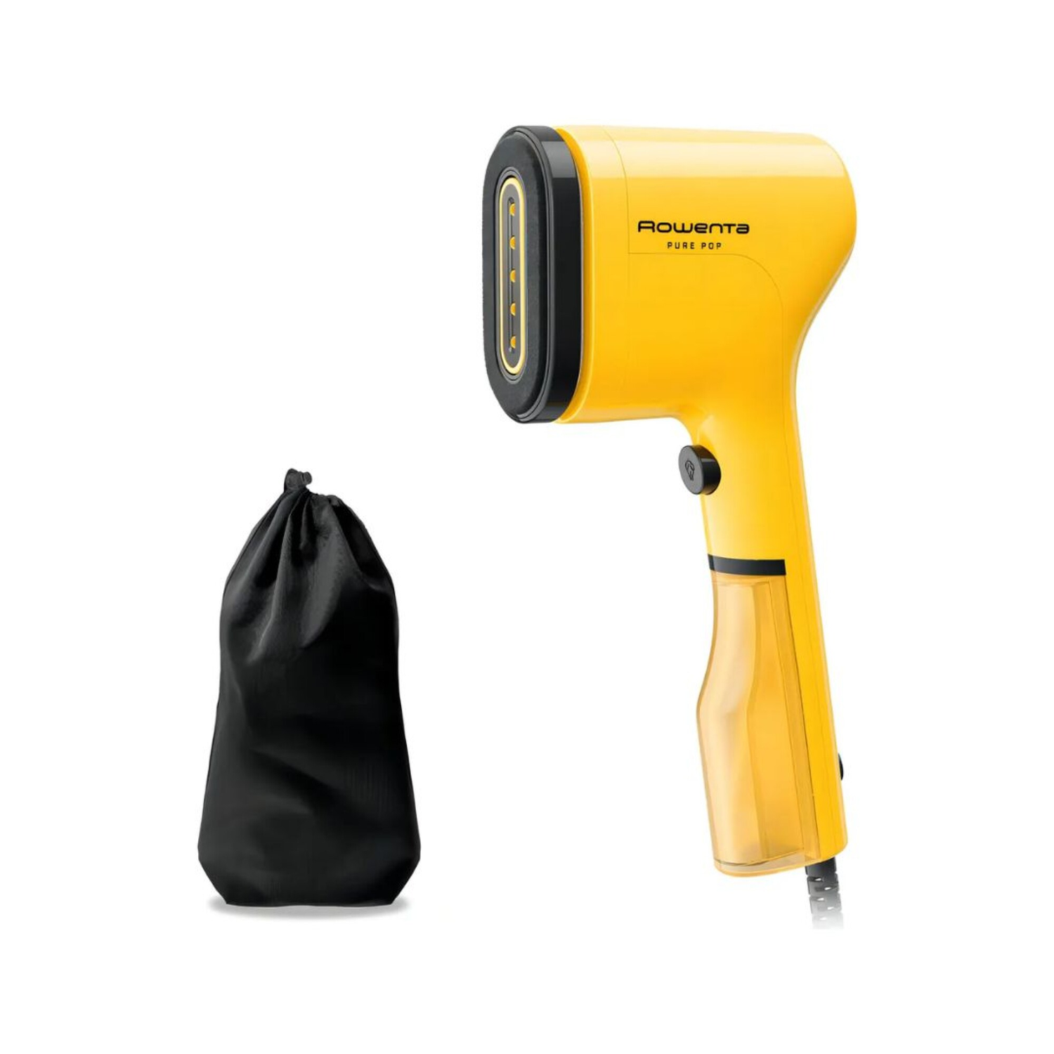 Plancha a vapor vertical vaporizador Rowenta | Pure Pop | Color amarillo.