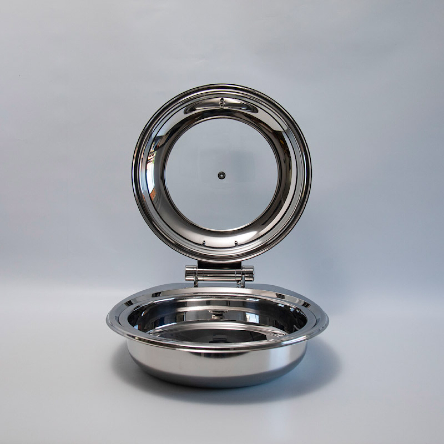 Chafing Dish Redondo de Acero Inoxidable 18/10