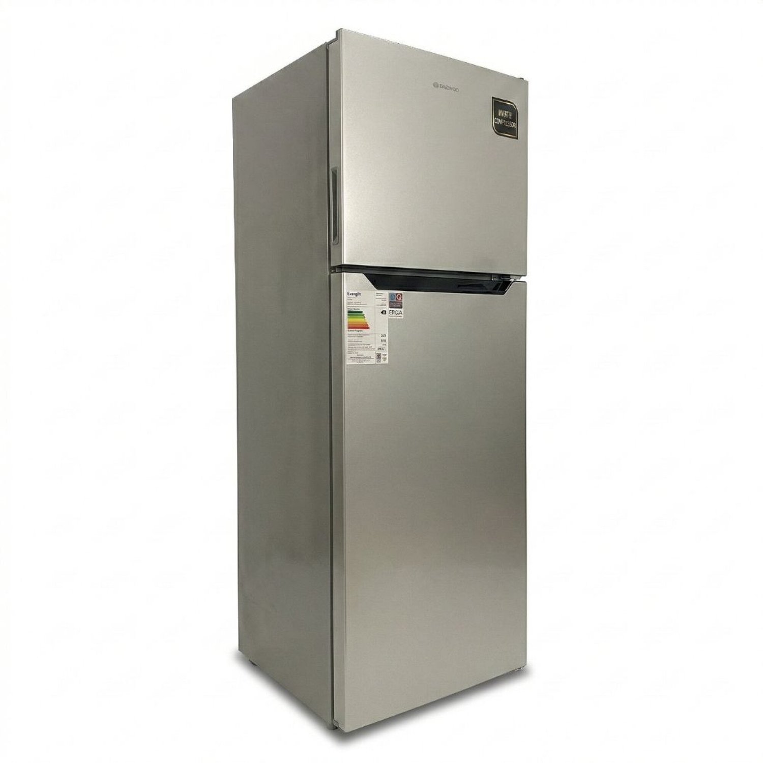 Heladera Inverter Daewoo 298 Lts l Frio Seco | Color gris