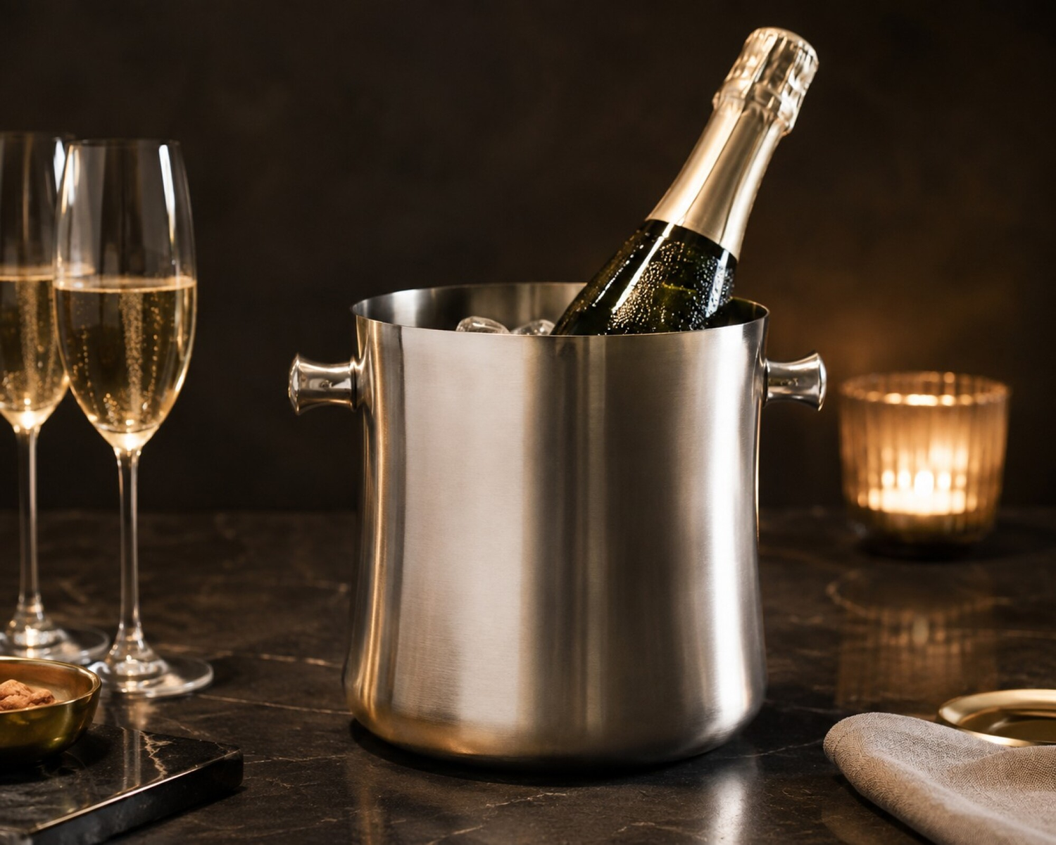 Balde Vino Champagne Volf Acero Inoxidable