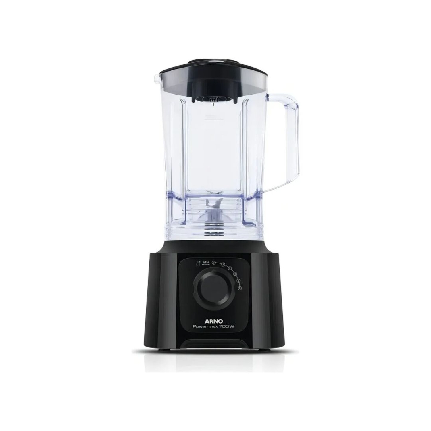 Licuadora Arno Power Max | Potencia de 700w | Jarra de 3,1 Lts. | Color negro.