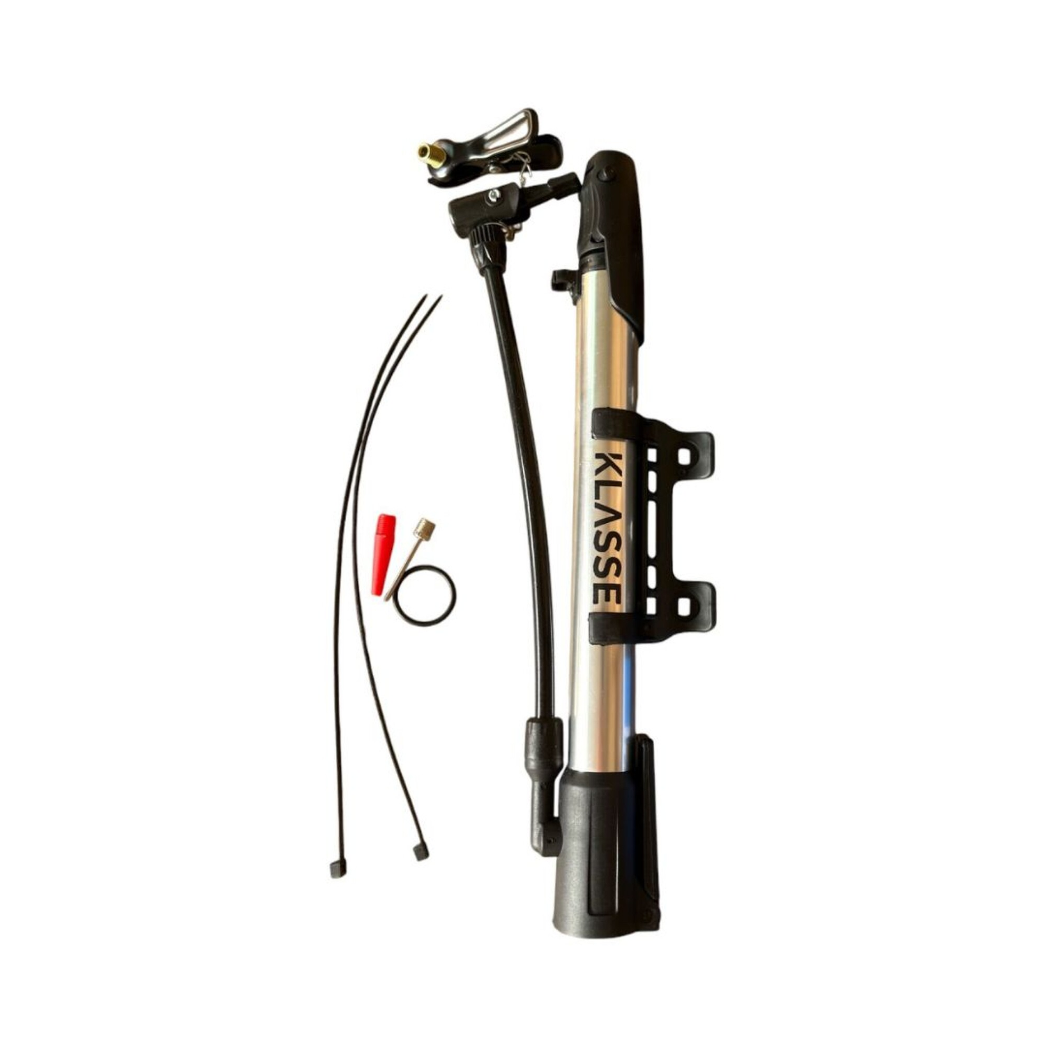 Inflador portable Klasse | Incluye soporte para bicicletas