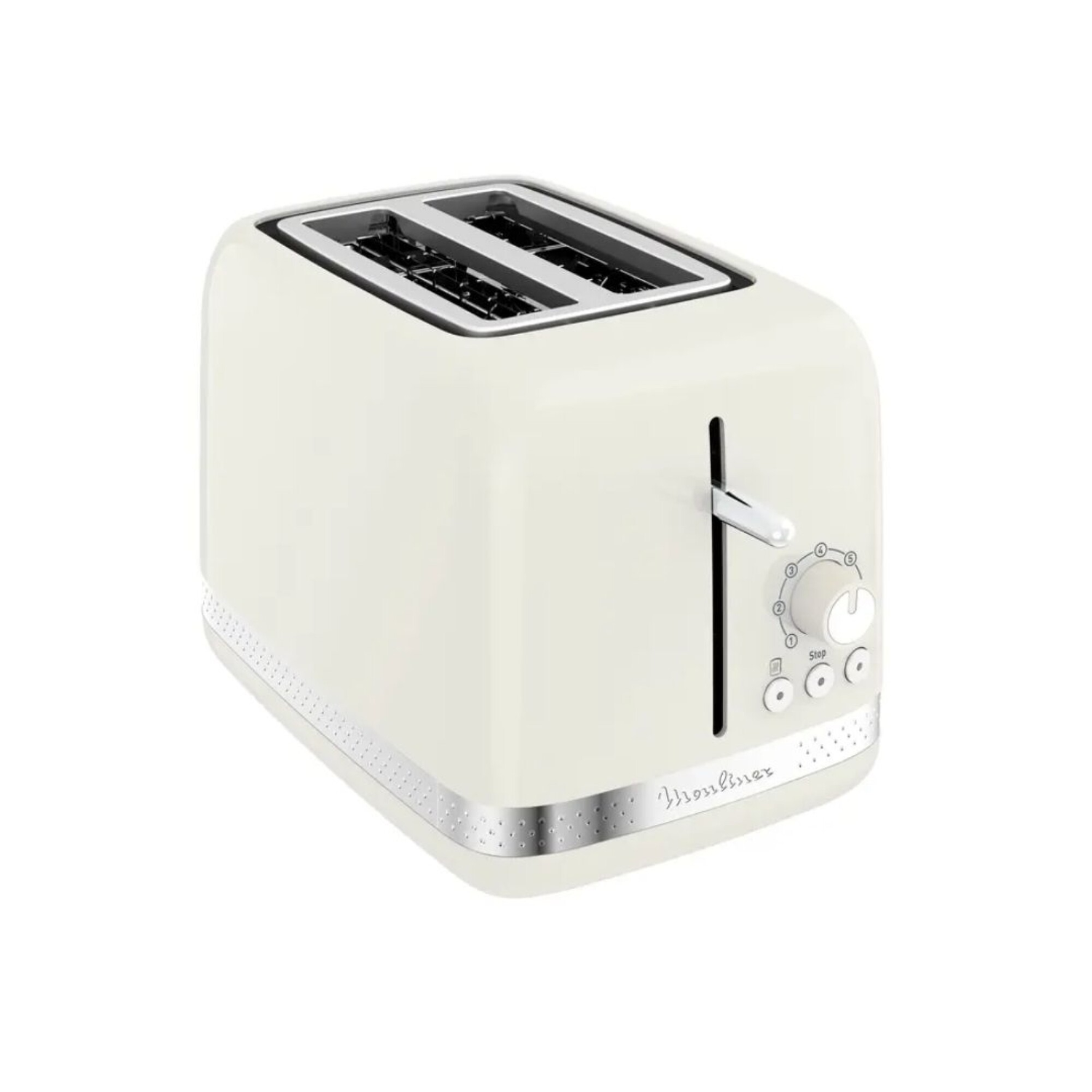 Tostador Moulinex Soleil | 7 niveles de tostado | 2 Ranuras | Color Marfil | 850w.