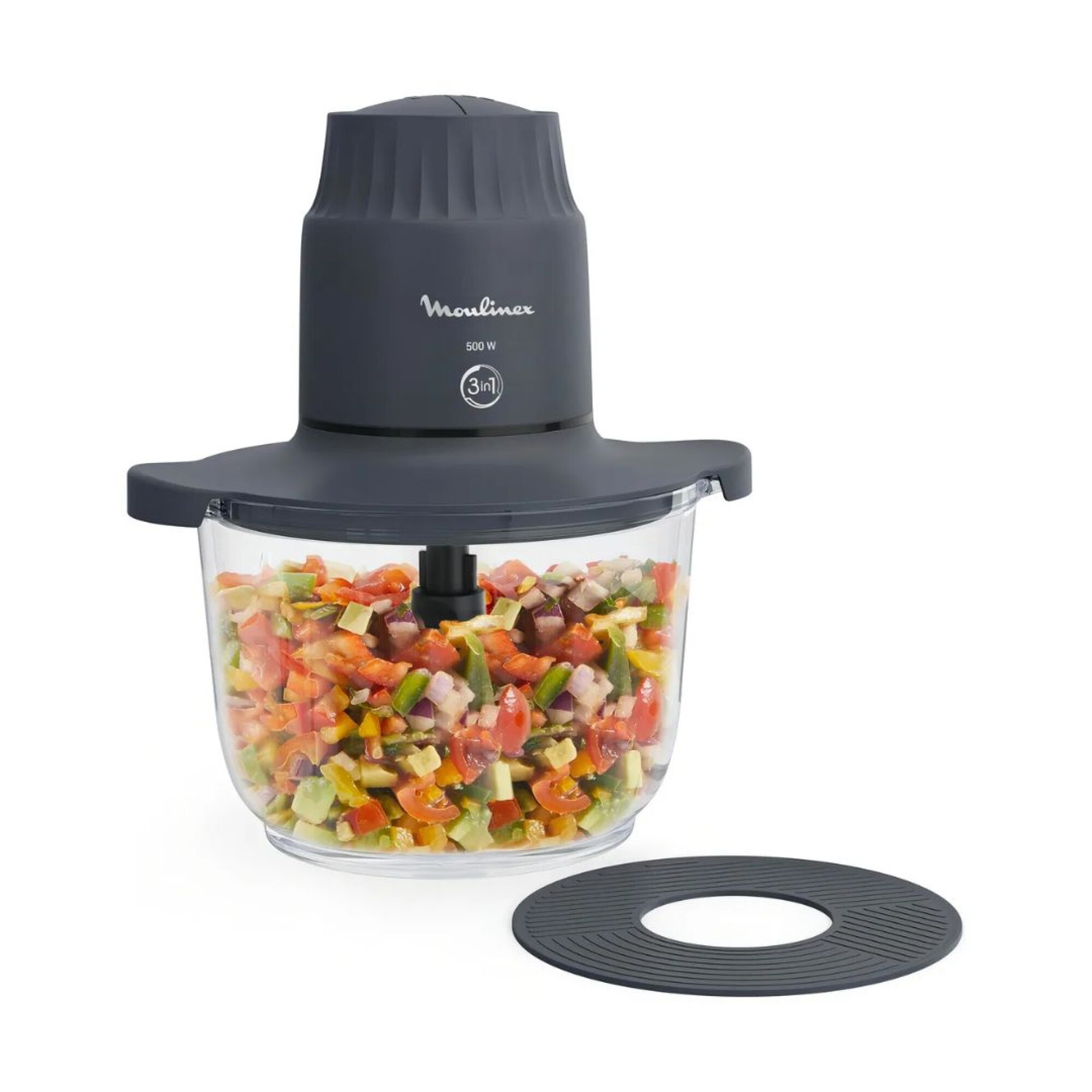 Picadora XXL Moulinex de 2 Lts con Bowl De Vidrio termoresistente