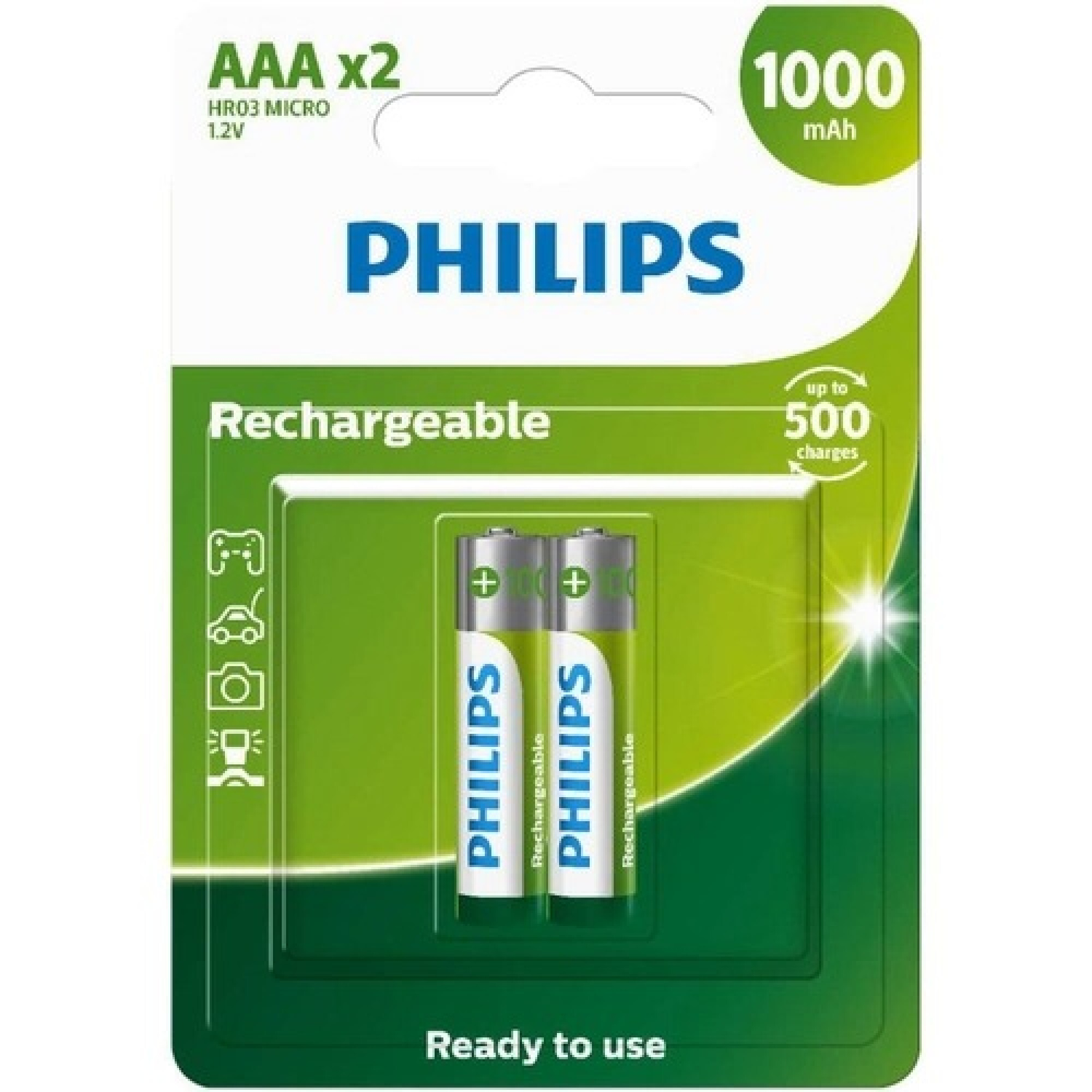 Pilas recargables AAA