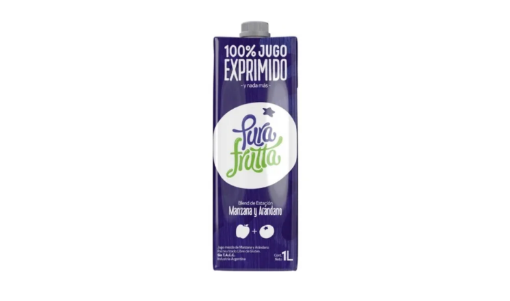 JUGO MANZANA Y ARANDANOS X 1L - PURA FRUTTA