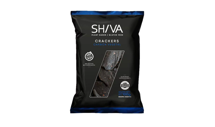 CRACKERS DE CARBON VEGETAL X 100G - SHIVA