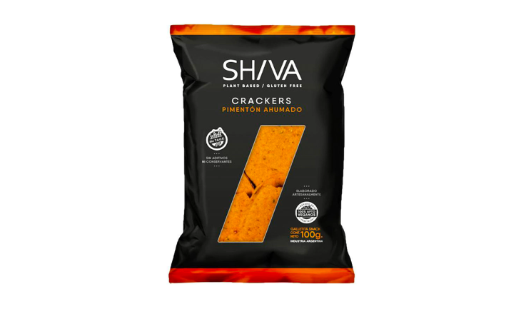 CRACKERS DE PIMENTON AHUMADO X 100G - SHIVA