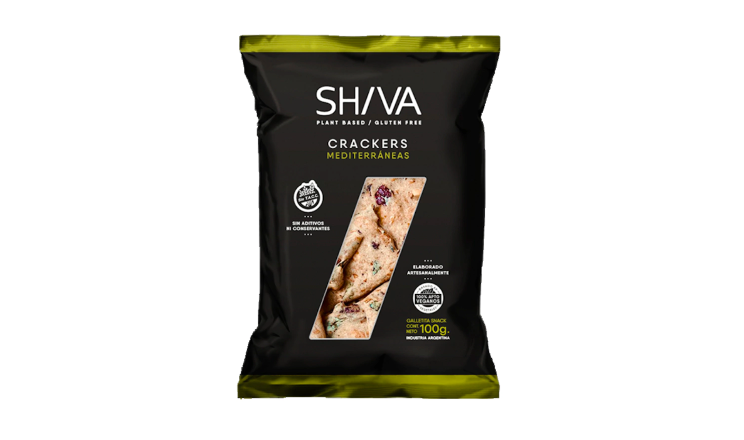 CRACKERS MEDITERRANEAS X 100G - SHIVA