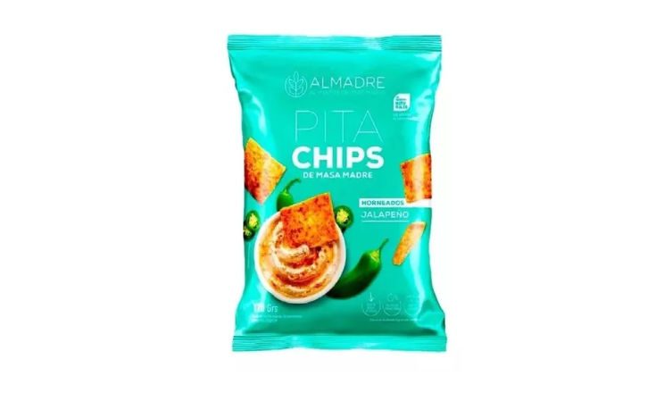 PITACHIPS MASA MADRE JALAPEÑO X 115G - ALMADRE