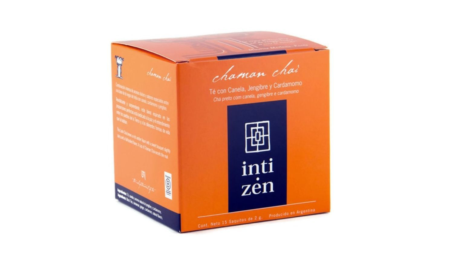 TE CHAMAN CHAI 15 SAQUITOS X 30G-INTI ZEN