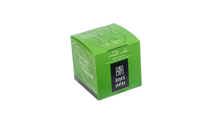 TE VERDE CHAI 15 SAQUITOS X 30G - INTI ZEN