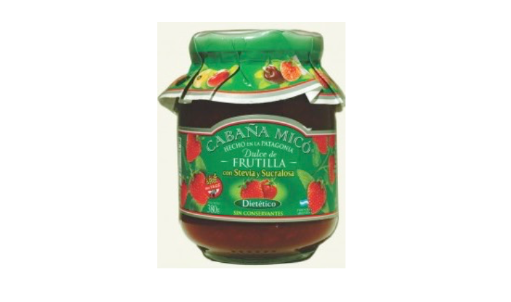 DULCE DIETETICO DE FRUTILLA X 380G - CABAÑA MICO