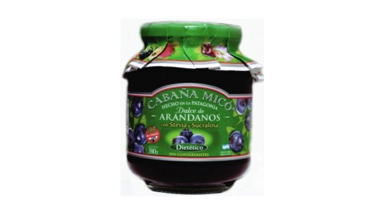 DULCE DIETETICO DE ARANDANO X 380G - CABAÑA MICO