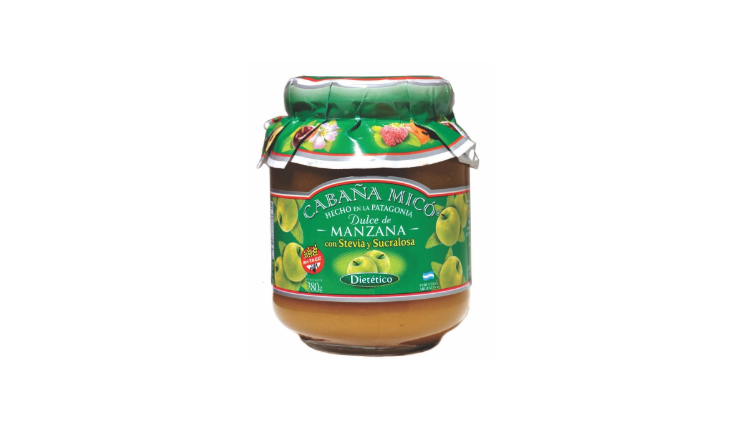 DULCE DIETETICO DE MANZANA X 380G - CABAÑA MICO