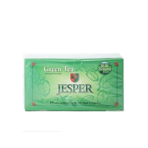 TE VERDE (CAJA X 25 SAQUITOS) X 50G - JESPER