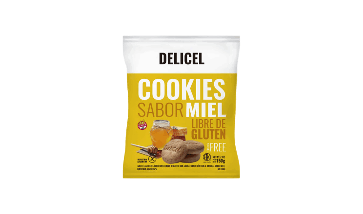 COOKIES MIEL SIN TACC X 200G - DELICEL