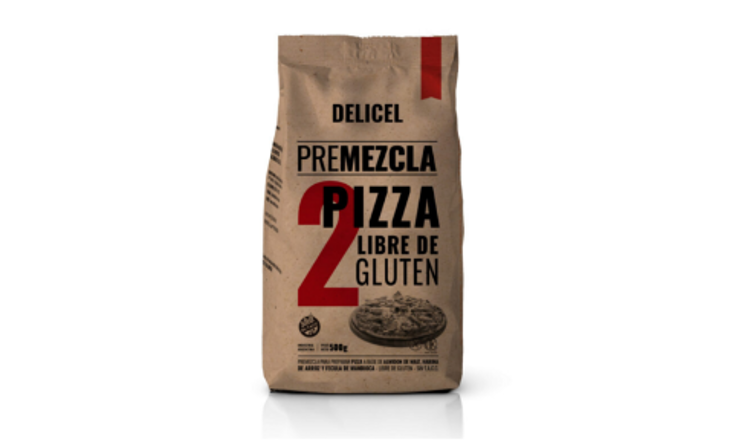 PREMEZCLA PIZZA LIBRE DE GLUTEN X 500G - DELICEL