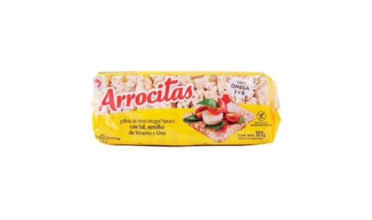GALLETAS DE ARROZ CON SAL X 101G - ARROCITAS