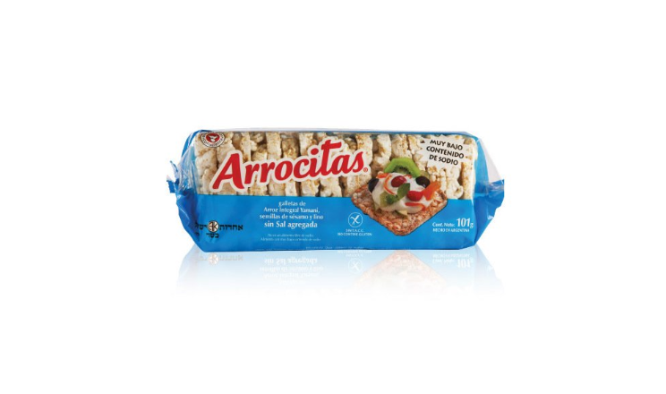 GALLETAS DE ARROZ SIN SAL X 101G - ARROCITAS